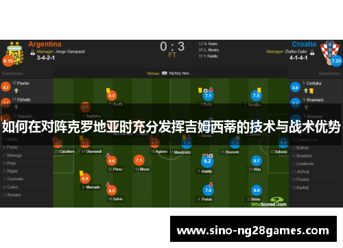 如何在对阵克罗地亚时充分发挥吉姆西蒂的技术与战术优势